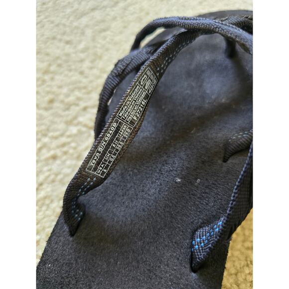 Teva Women's Olowahu Flip Flop Sandals‎ Black Size 8 - Picture 3 of 5